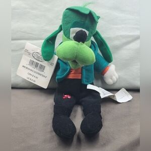 Vintage Disney Store Goofy Goofenstein Halloween Mini Bean Bag 8" Plush NWT